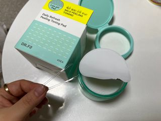 닥터에프파이브 데일리 리프레쉬 필링 토닝 패드 60매 — 5점을 준 리뷰어가 2022년 5월 올린 사용 사진