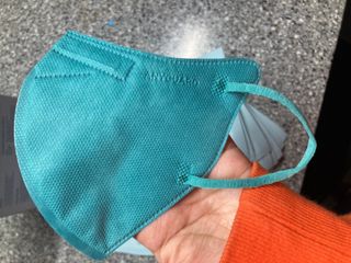 애니가드키즈 새부리형  소형L 5컬러 각 10매입 [크리미베이지, 코튼핑크, 블루레이크, 페일로즈, 민트그린] — 5점을 준 리뷰어가 2022년 2월 올린 사용 사진