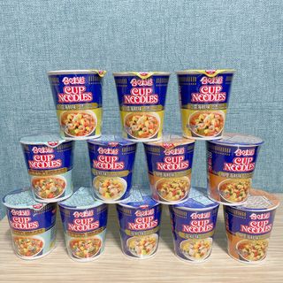 NISSIN 닛신 컵누들  4종 - 씨푸드오리지날, 씨푸드 스파이시, 씨푸드 커리, 씨푸드 XO소스 — 5점을 준 리뷰어가 2022년 4월 올린 사용 사진