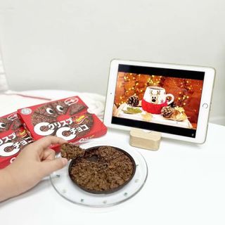 NISSIN 닛신 크리스피 초코 — 5점을 준 리뷰어가 2022년 12월 올린 사용 사진