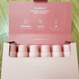 랩앤뷰티 메가 벨벳 콜라겐 12000 — 5점을 준 리뷰어가 2021년 6월 올린 사용 사진
