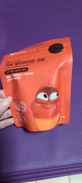 [푸름웰니스] 라바 멀티비타민 구미 36g — 4점을 준 리뷰어가 2021년 12월 올린 사용 사진