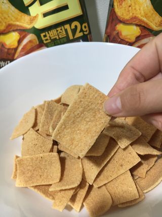 맛있게 채우는 단백질 12g, 닥터유 단백질칩 — 5점을 준 리뷰어가 2023년 12월 올린 사용 사진