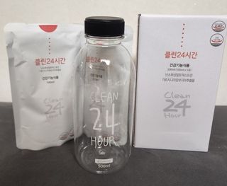 클린24시간 1BOX(5포) + 전용보틀(500ml) — 4.5점을 준 리뷰어가 2022년 8월 올린 사용 사진