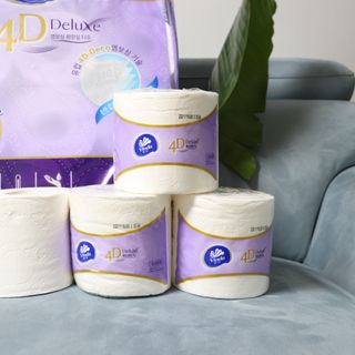 빈다 4Deluxe 4겹 엠보싱 롤 화장지 — 4.5점을 준 리뷰어가 2022년 3월 올린 사용 사진
