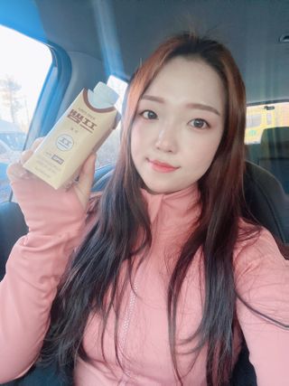 파워풀엑스 [프쌤] 더 맛있고 강력해진 고단백 음료 3종 (초코맛,딸기맛,커피맛) — 5점을 준 리뷰어가 2023년 1월 올린 사용 사진