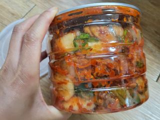 셰프애찬 알배기 겉절이 김치 1kg — 5점을 준 리뷰어가 2022년 9월 올린 사용 사진