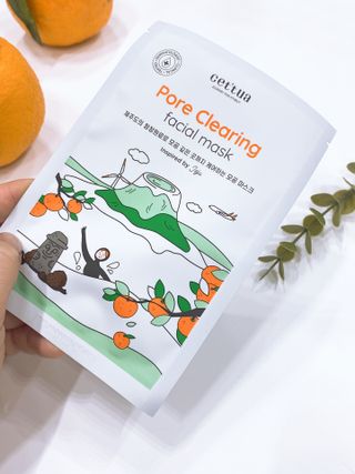 세뚜아(Cettua) [세뚜아] 포어 클리어링 마스크 Cettua Pore Clearing facial mask 5매 — 5점을 준 리뷰어가 2024년 2월 올린 사용 사진
