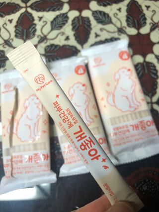 My Pet Care 모발과 모질 피부건강에 개좋아 — 5점을 준 리뷰어가 2021년 1월 올린 사용 사진