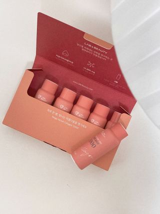 랩앤뷰티 메가 벨벳 콜라겐 12000 — 3.5점을 준 리뷰어가 2021년 6월 올린 사용 사진