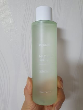 아르비엔 마일드케어 비건 수분진정토너 — 4점을 준 리뷰어가 2021년 1월 올린 사용 사진