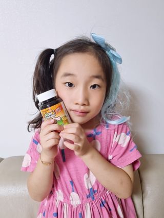 네이처스플러스 애니멀퍼레이드 면역 아연 (60정) — 5점을 준 리뷰어가 2022년 8월 올린 사용 사진