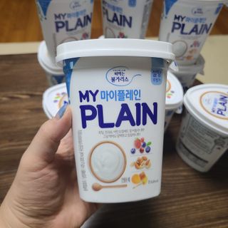 떠먹는불가리스 마이플레인 요거트 435g 6개입 — 5점을 준 리뷰어가 2021년 2월 올린 사용 사진