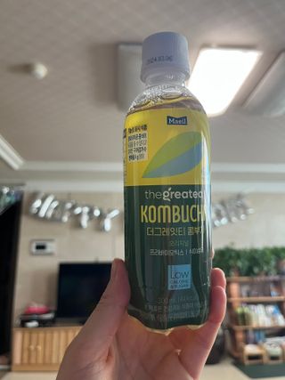 더그레잇티 콤부차 [매일유업] 더그레잇티 44kcal 콤부차 300ml *12개입 (오리지널 6개+베리리치 6개) — 5점을 준 리뷰어가 2023년 8월 올린 사용 사진