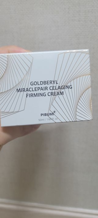 피부미 골드베릴 미라클페어 세레이징 퍼밍 크림 50ml — 4점을 준 리뷰어가 2021년 9월 올린 사용 사진