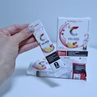 셀시어스 온더고 에너지 비타민 피트니스 드링크 파우더 (10sticks) 다이어트 음료 — 5점을 준 리뷰어가 2022년 5월 올린 사용 사진