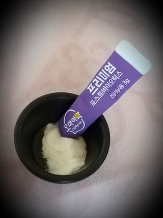 [유산균] 오마이락 프리미엄 포스트바이오틱스 30P — 4점을 준 리뷰어가 2022년 11월 올린 사용 사진