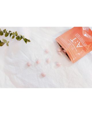 입 냄새 완화에 도움을 주는 에티켓 캔디 복숭아맛 앳캔디 — 5점을 준 리뷰어가 2021년 1월 올린 사용 사진