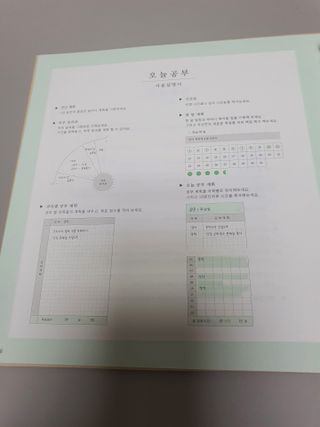 리훈 여러분의 오늘을 채워나갈 수 있도록 도와줄 오늘공부 1년용 스터디플래너 — 5점을 준 리뷰어가 2021년 4월 올린 사용 사진
