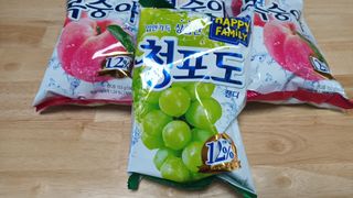 청포도캔디 복숭아캔디 — 5점을 준 리뷰어가 2022년 11월 올린 사용 사진