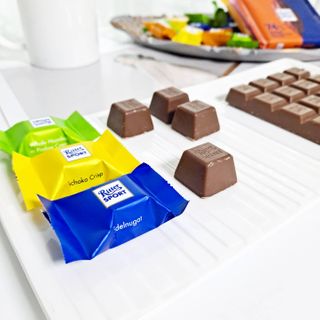 리터스포트 컬러풀 버라이어티 2종, 넛셀렉션 1종, 카카오셀렉션 1종, 초코큐브 초콜릿믹스 — 5점을 준 리뷰어가 2021년 1월 올린 사용 사진