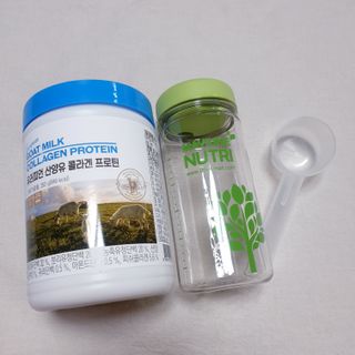 메이준뉴트리 유러피언 산양유 콜라겐 프로틴 — 5점을 준 리뷰어가 2021년 6월 올린 사용 사진