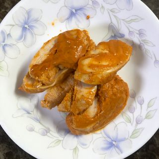 굽네몰 [굽네] 소스가 맛있는 닭가슴살 슬라이스 4종 — 5점을 준 리뷰어가 2021년 11월 올린 사용 사진