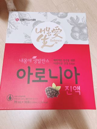 서울약사신협_내몸애생발란스아로니아_70ml x 30포 — 5점을 준 리뷰어가 2021년 6월 올린 사용 사진