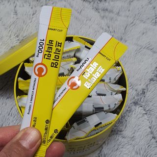 서울약사신협 프리미엄비타민C1000_2.5G x 100포 — 5점을 준 리뷰어가 2020년 12월 올린 사용 사진