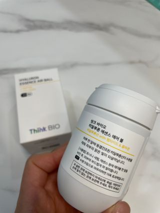 씽크바이오 히알루론 에센스 에어볼 28ea/ 부스팅 세럼 250ml 2종 세트 — 4.5점을 준 리뷰어가 2022년 7월 올린 사용 사진