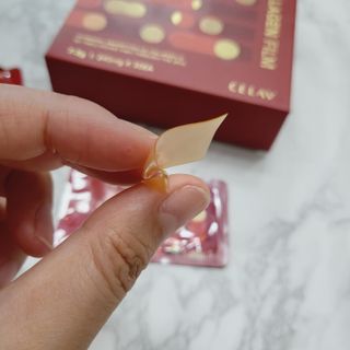 프리마인 귀족의 콜라겐, 92배 흡수율. 럭셔리 프리미엄 셀라브 콜라겐필름 30매 — 4점을 준 리뷰어가 2021년 9월 올린 사용 사진