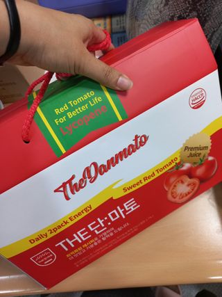 제이제이바이오 더단마토 프리미엄주스 100ml 30팩입 - 무설탕 스테비아 토마토즙 — 5점을 준 리뷰어가 2021년 12월 올린 사용 사진