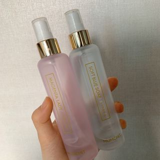 멈칫 X 최준 헤어 앤 바디미스트 소프트블루솝, 마젠타레이디 2종 — 4점을 준 리뷰어가 2021년 6월 올린 사용 사진