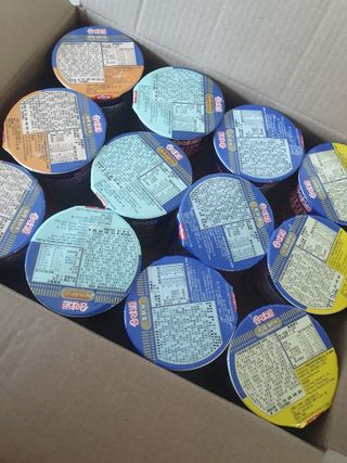NISSIN 닛신 컵누들  4종 - 씨푸드오리지날, 씨푸드 스파이시, 씨푸드 커리, 씨푸드 XO소스 — 5점을 준 리뷰어가 2022년 3월 올린 사용 사진
