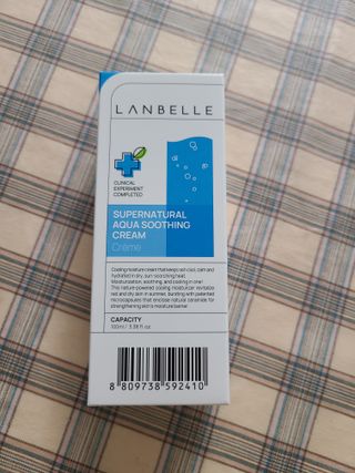 랑벨 수퍼내츄럴 아쿠아 수딩 크림 100ml — 4점을 준 리뷰어가 2022년 6월 올린 사용 사진