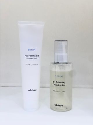 화이트리 비움 약산성 클렌징젤 ,마일드 필링젤 세트 — 4점을 준 리뷰어가 2021년 2월 올린 사용 사진
