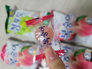 청포도캔디 복숭아캔디 — 5점을 준 리뷰어가 2022년 11월 올린 사용 사진
