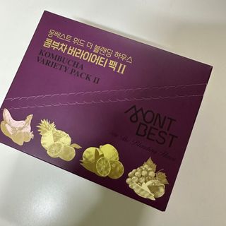 [몽베스트] 위드더 블랜딩 하우스 콤부차 _ 버라이어티팩 — 5점을 준 리뷰어가 2024년 2월 올린 사용 사진