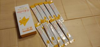 [이뮤니티플러스]우리아이 면역오키, 건강오키 _ 키즈오키 어린이홍삼 10포 1box — 5점을 준 리뷰어가 2022년 1월 올린 사용 사진