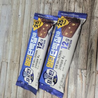 이지프로틴바 3종x각 2ea (고단백질바, 멀티단백질바, 식물성단백질바) — 5점을 준 리뷰어가 2024년 3월 올린 사용 사진