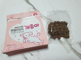 My Pet Care 천연단백질 관절건강에 개좋아 — 5점을 준 리뷰어가 2021년 3월 올린 사용 사진