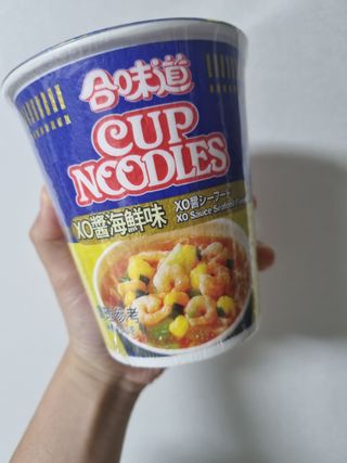 NISSIN 닛신 컵누들  4종 - 씨푸드오리지날, 씨푸드 스파이시, 씨푸드 커리, 씨푸드 XO소스 — 5점을 준 리뷰어가 2022년 5월 올린 사용 사진