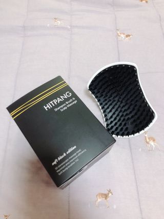 온가족 시원한샴푸 깨끗한두피 샴푸브러쉬 두피스케일링 히트팡블랙에디션 — 5점을 준 리뷰어가 2021년 8월 올린 사용 사진