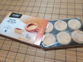 디앙뜨 포르투갈 에그타르트 오리지널 맛+패션후르츠+초콜릿타르트 맛 중 택1 — 5점을 준 리뷰어가 2021년 8월 올린 사용 사진