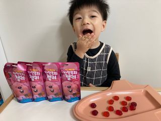 [팔도] 잔망루피젤리 믹스베리맛 42g 8개 — 5점을 준 리뷰어가 2022년 1월 올린 사용 사진