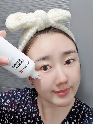 리더스코스메틱 리더스 카밍 바이오틱스 에센스 워터 — 5점을 준 리뷰어가 2021년 3월 올린 사용 사진
