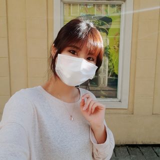 케이퓨리 KF80 덴탈 귀편한 숨쉬기편한 마스크 50매 — 5점을 준 리뷰어가 2022년 10월 올린 사용 사진