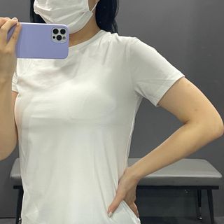 [딕시] dxxy 딕시 리프레시 퍼펙트® 숏 슬리브 — 5점을 준 리뷰어가 2022년 5월 올린 사용 사진