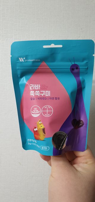 푸름웰니스 라바 쑥쑥구미 36g — 5점을 준 리뷰어가 2022년 4월 올린 사용 사진
