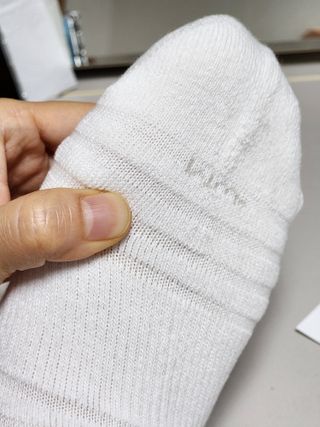 [사이즈가 있는 양말 필로이] 여자 골프 스포츠 중목 양말 2족 세트【 S, M, L 】3가지 사이즈 — 5점을 준 리뷰어가 2022년 9월 올린 사용 사진